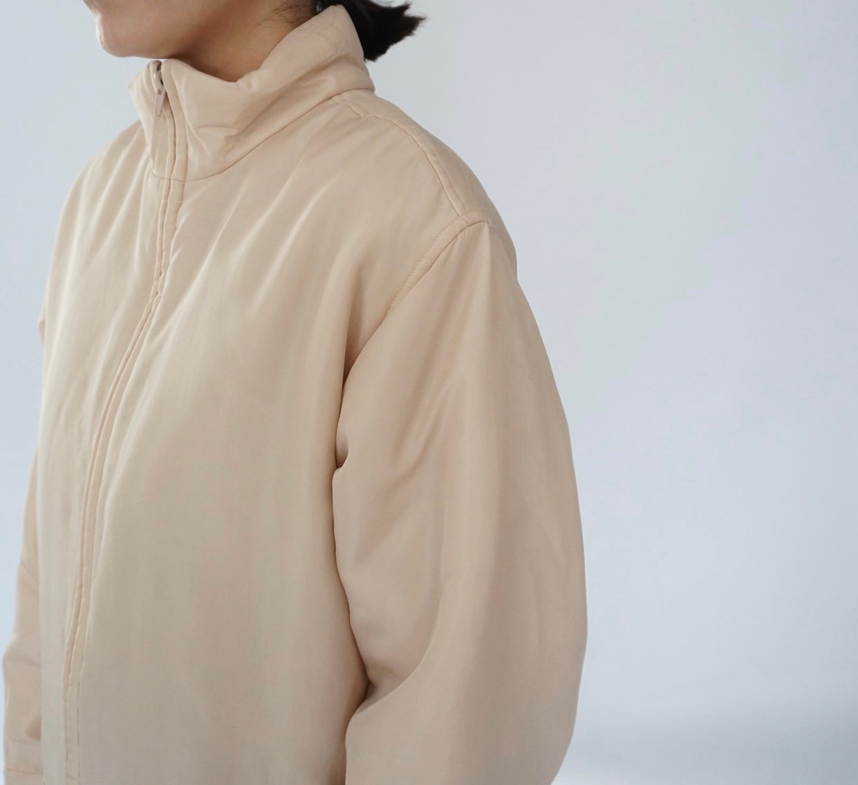 90s Silk Puffer Jacket