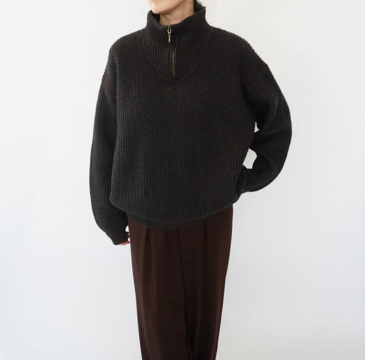 90s Half Zip Knit Made in Italy