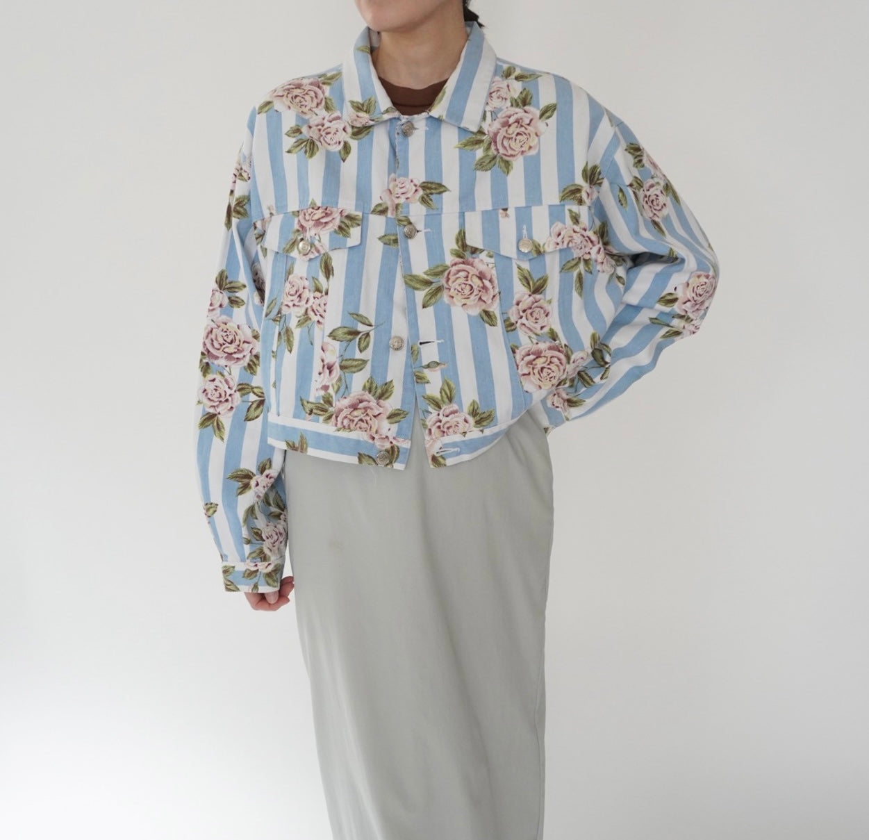 90s Flower Pattern Jacket