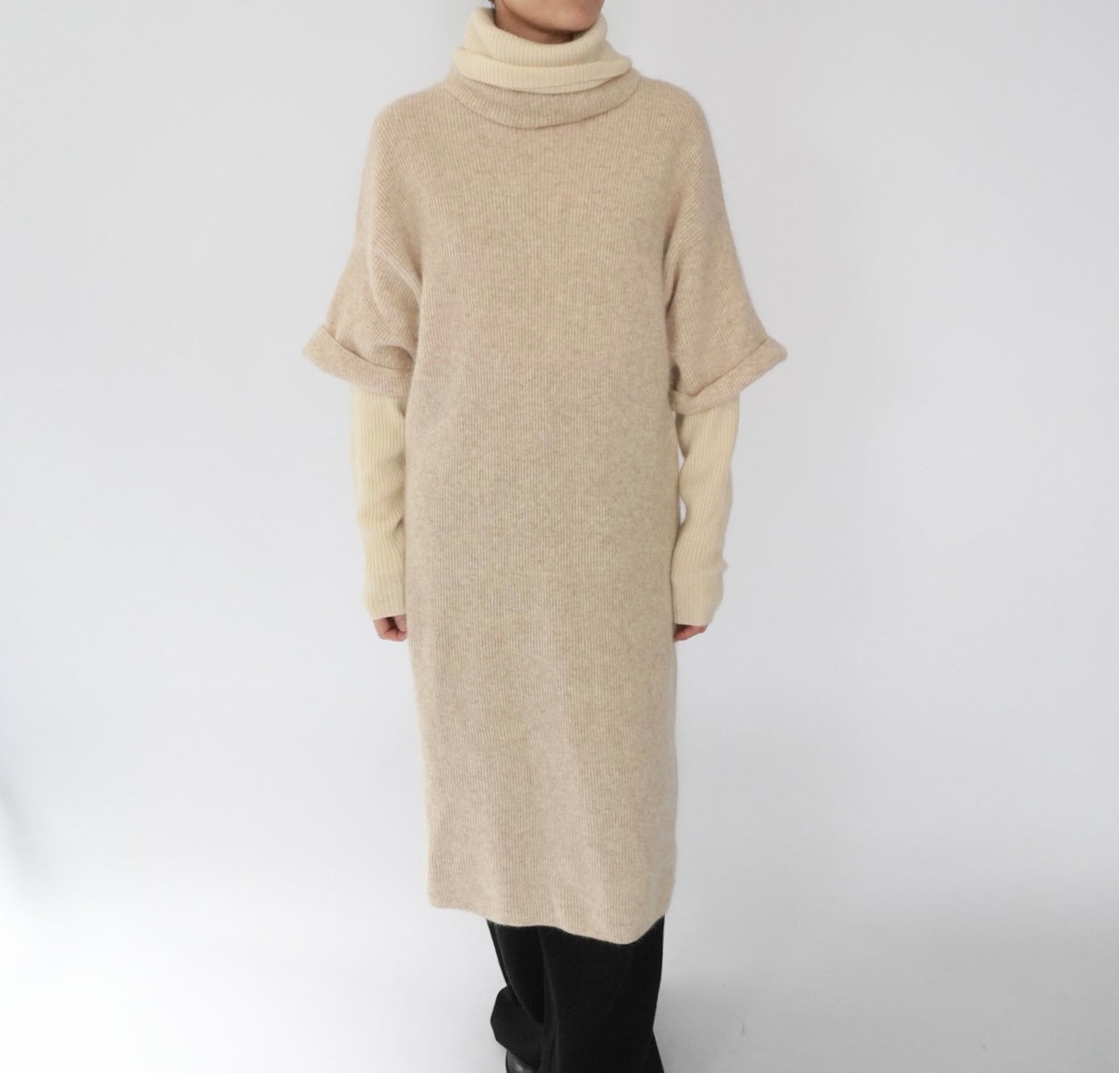 80s Angora Knit Dress