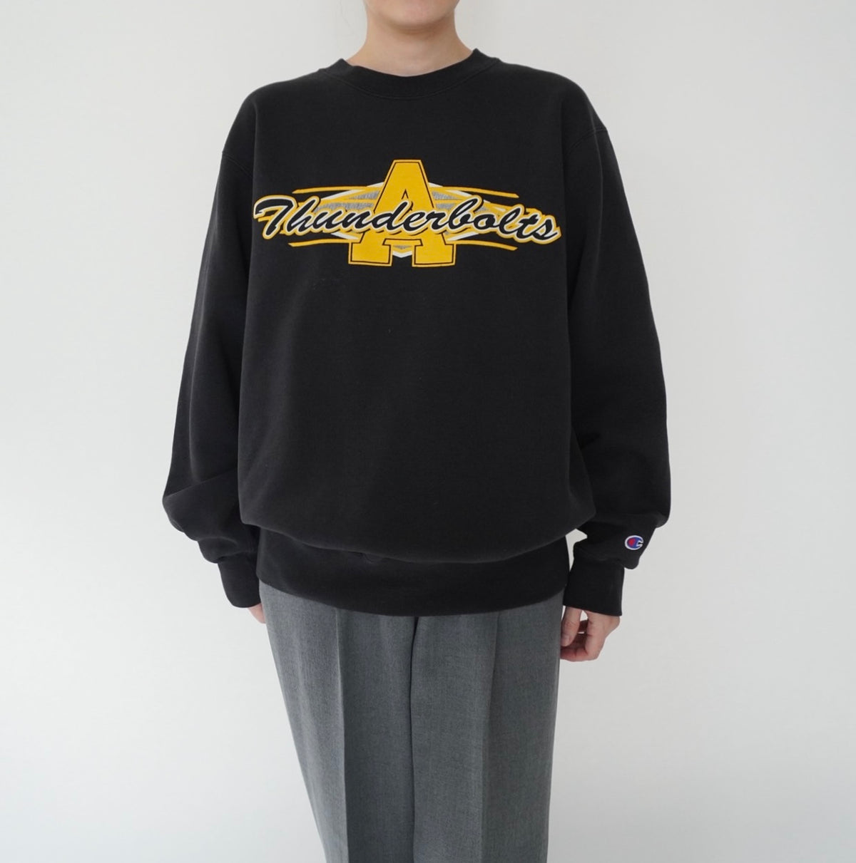 90s  ”Champion” Printed Sweater Made in USA