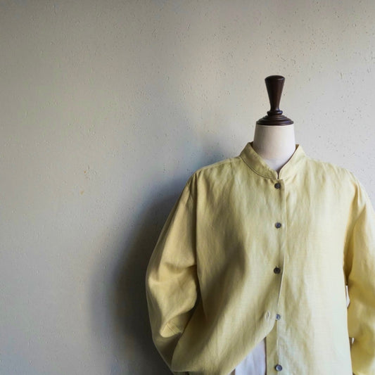 90s Design Linen Shirt
