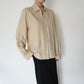90s Beige Silk Shirt