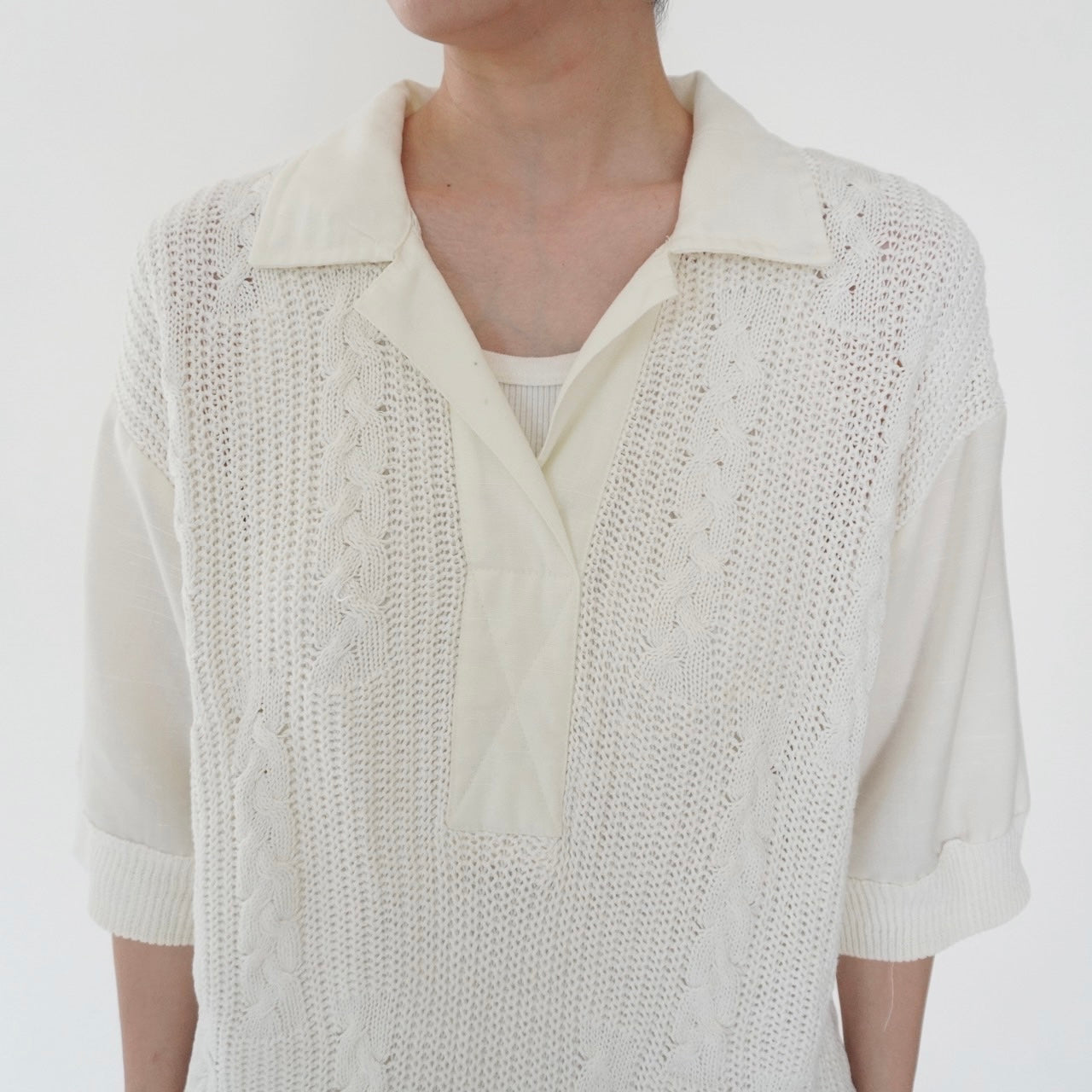 80s Knit Design Top