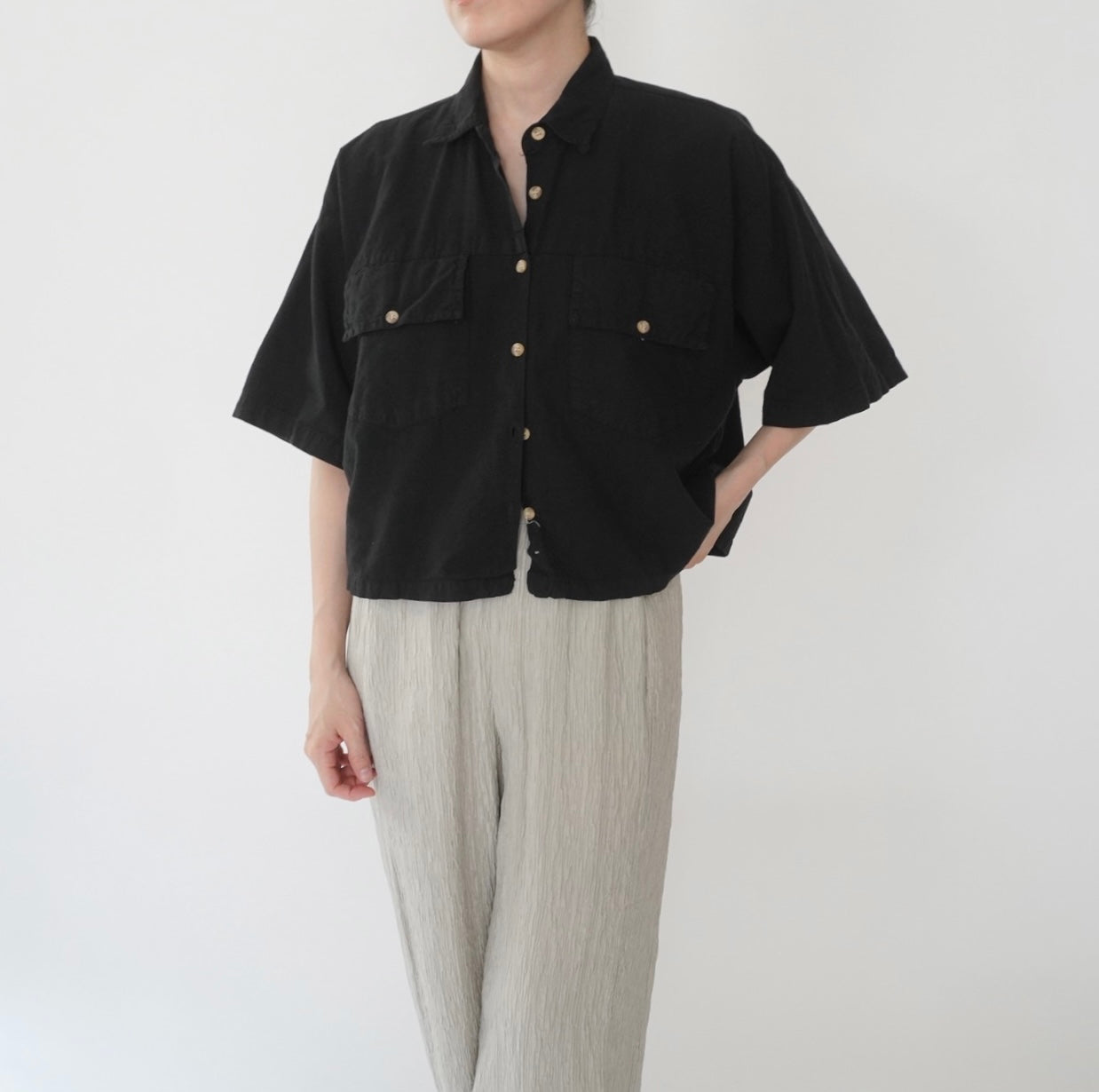 90s Black Shirt