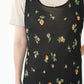 90s Floral Print Sheer Dress Made in Italy