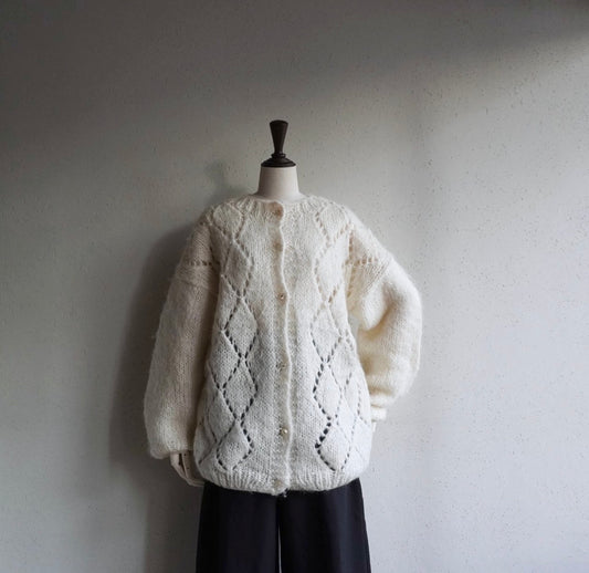 80s Design Knit Cardigan