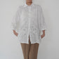 90s Linen Lace Shirt Made in Italy