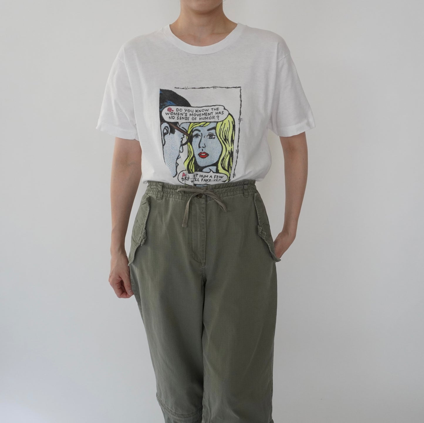 80s Printed T-shirt Made in USA