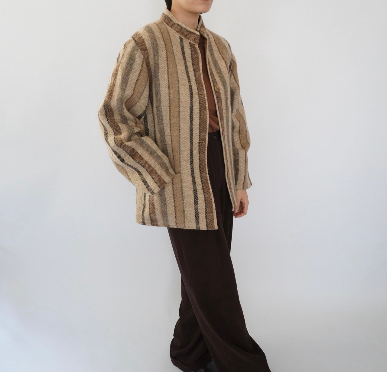 90s "Rodier Paris" Wool Jacket Made in France