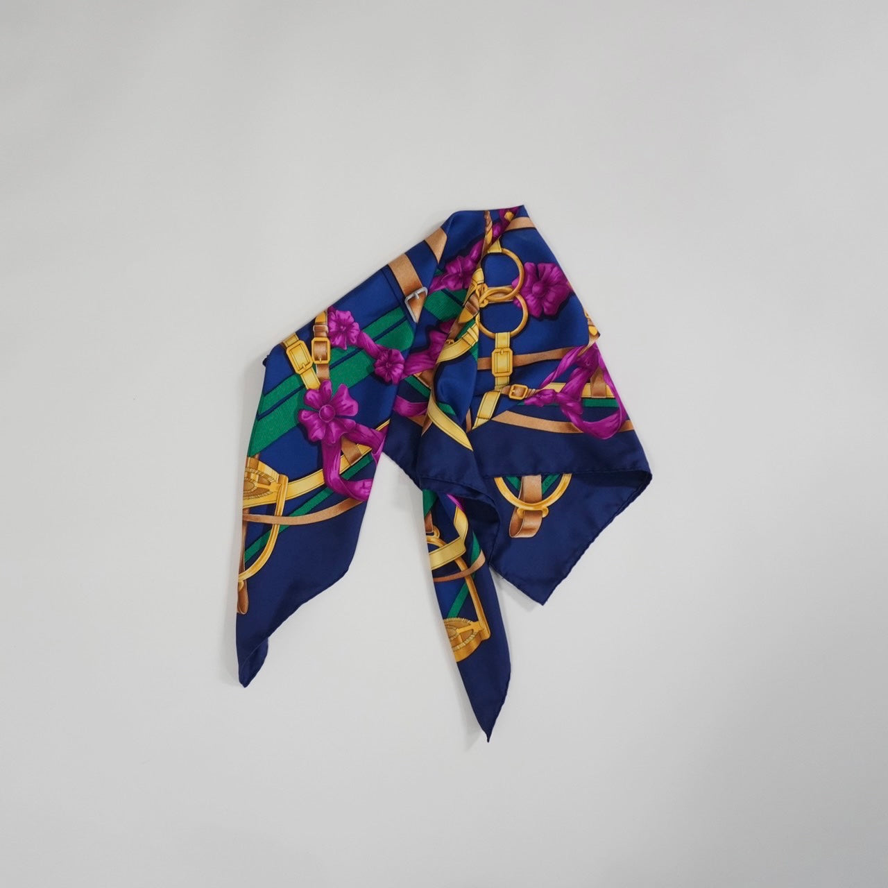 ”Hermes” Silk Scarf Made in France