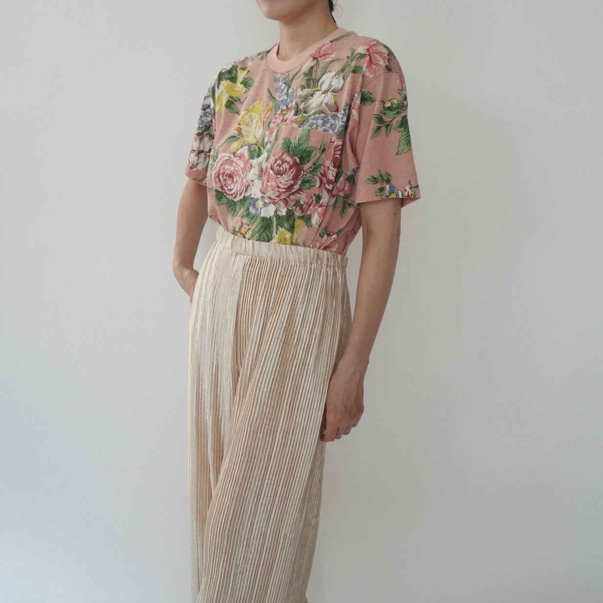 90s floral Printed T-shirt