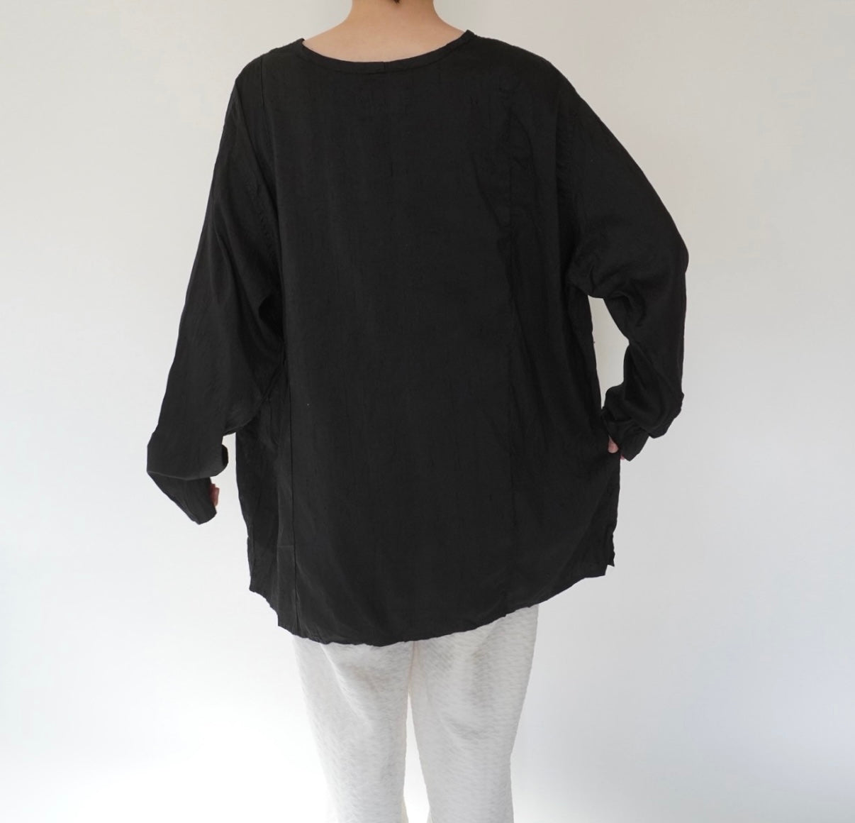 90s Raw Silk Blouse