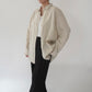 90s Beige Linen Shirt