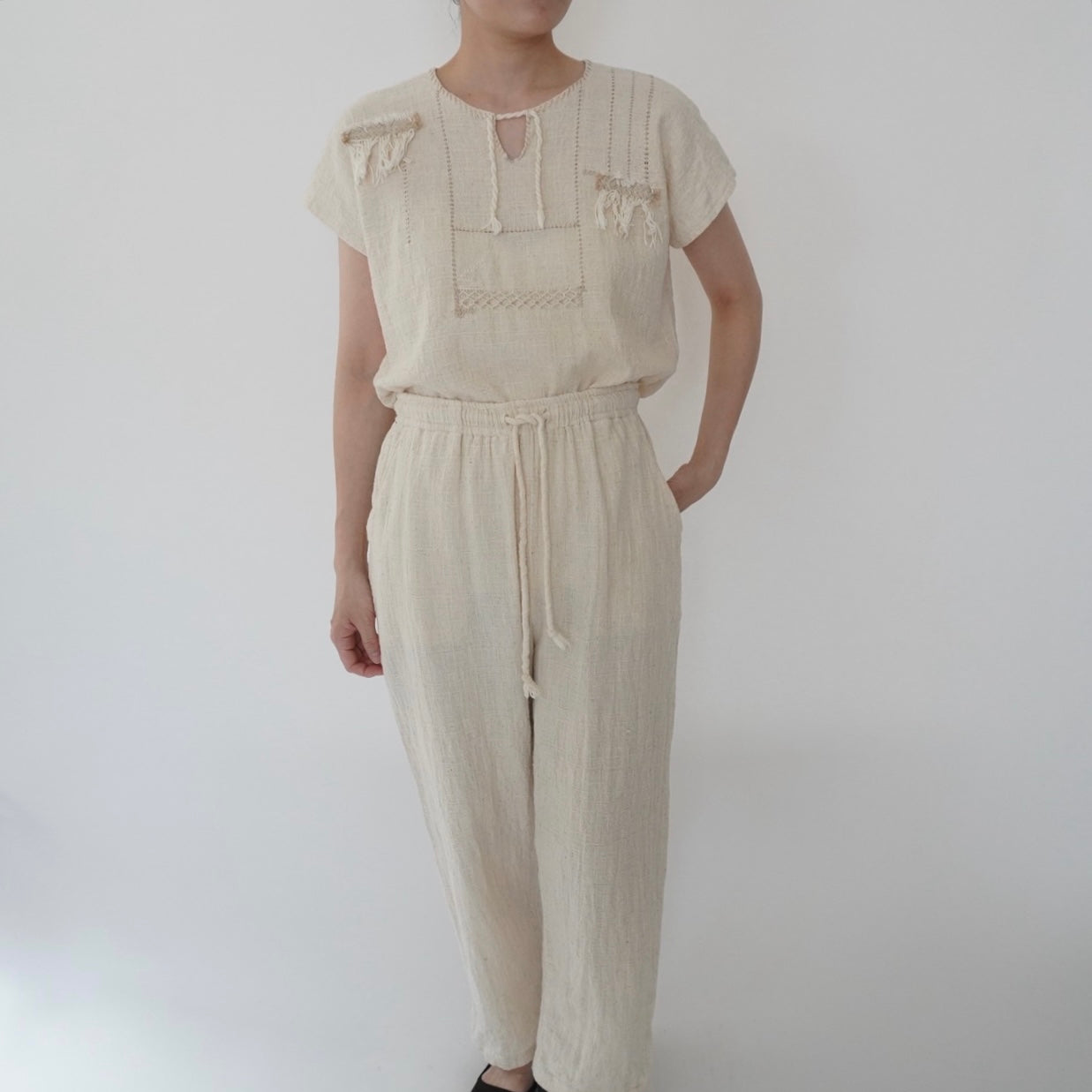 70s Fringe Design Top