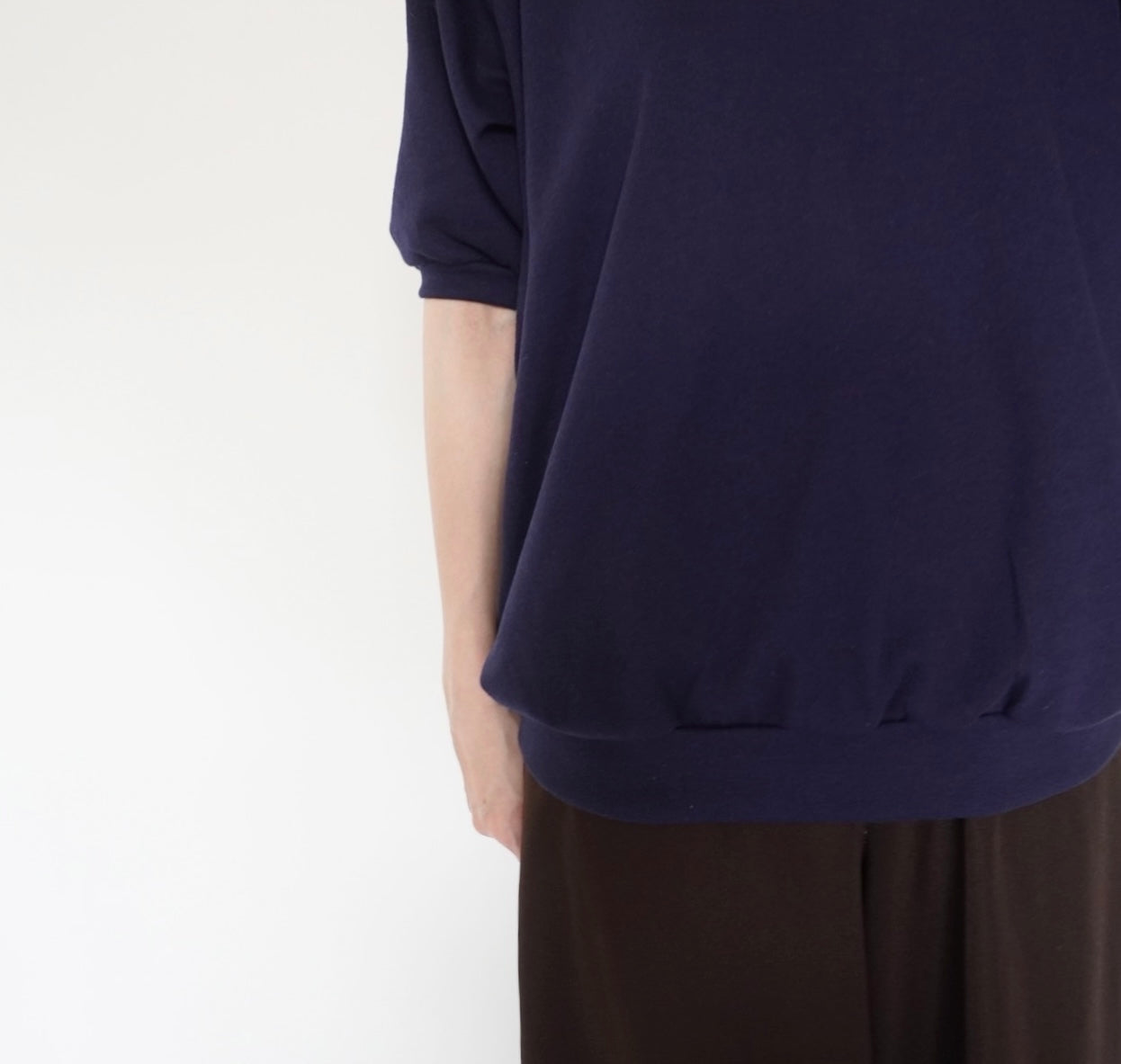 90s Navy Top Made in USA