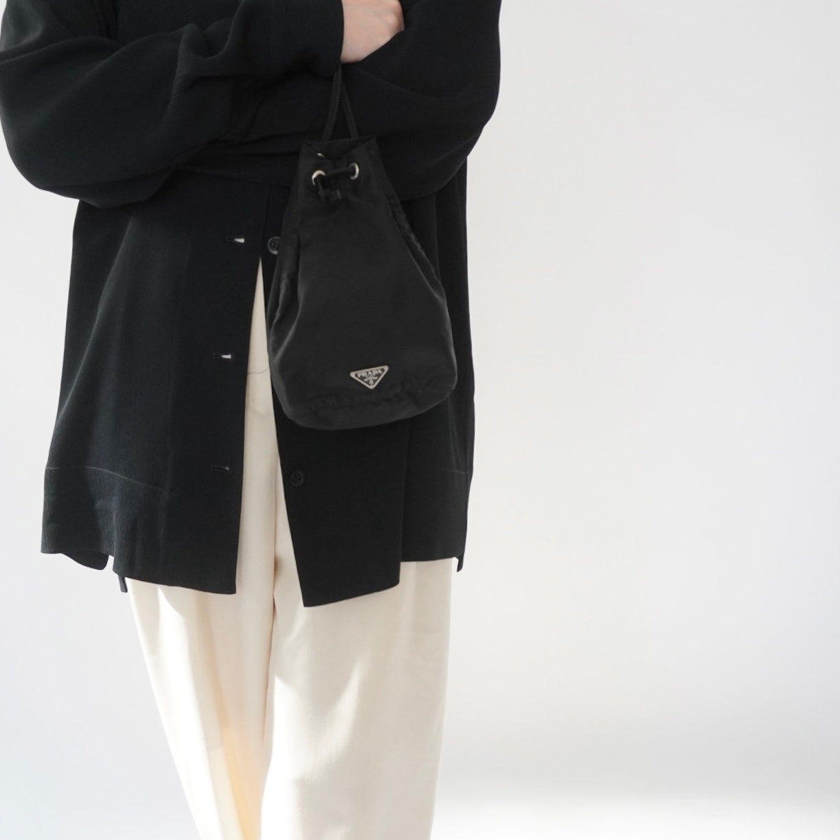 "PRADA" Nylon Bag Made in Italy