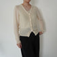 90s Ivory Knit Cardigan