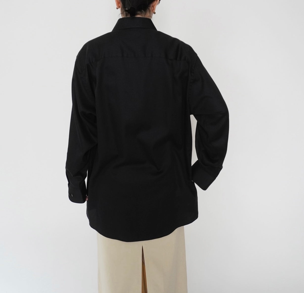 "Geoffrey Beene" Black Shirt