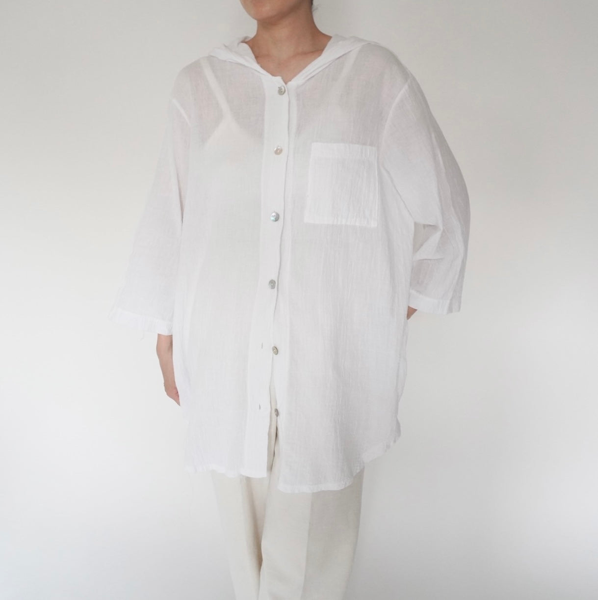 90s Design Cotton Shirt