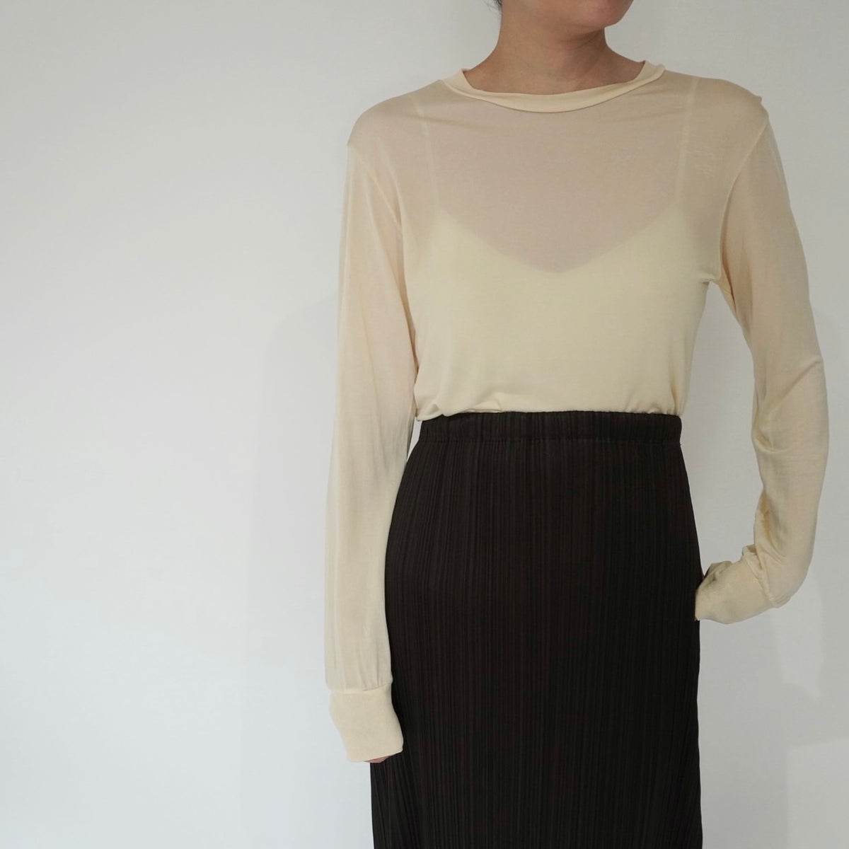 90s Sheer Silk Top