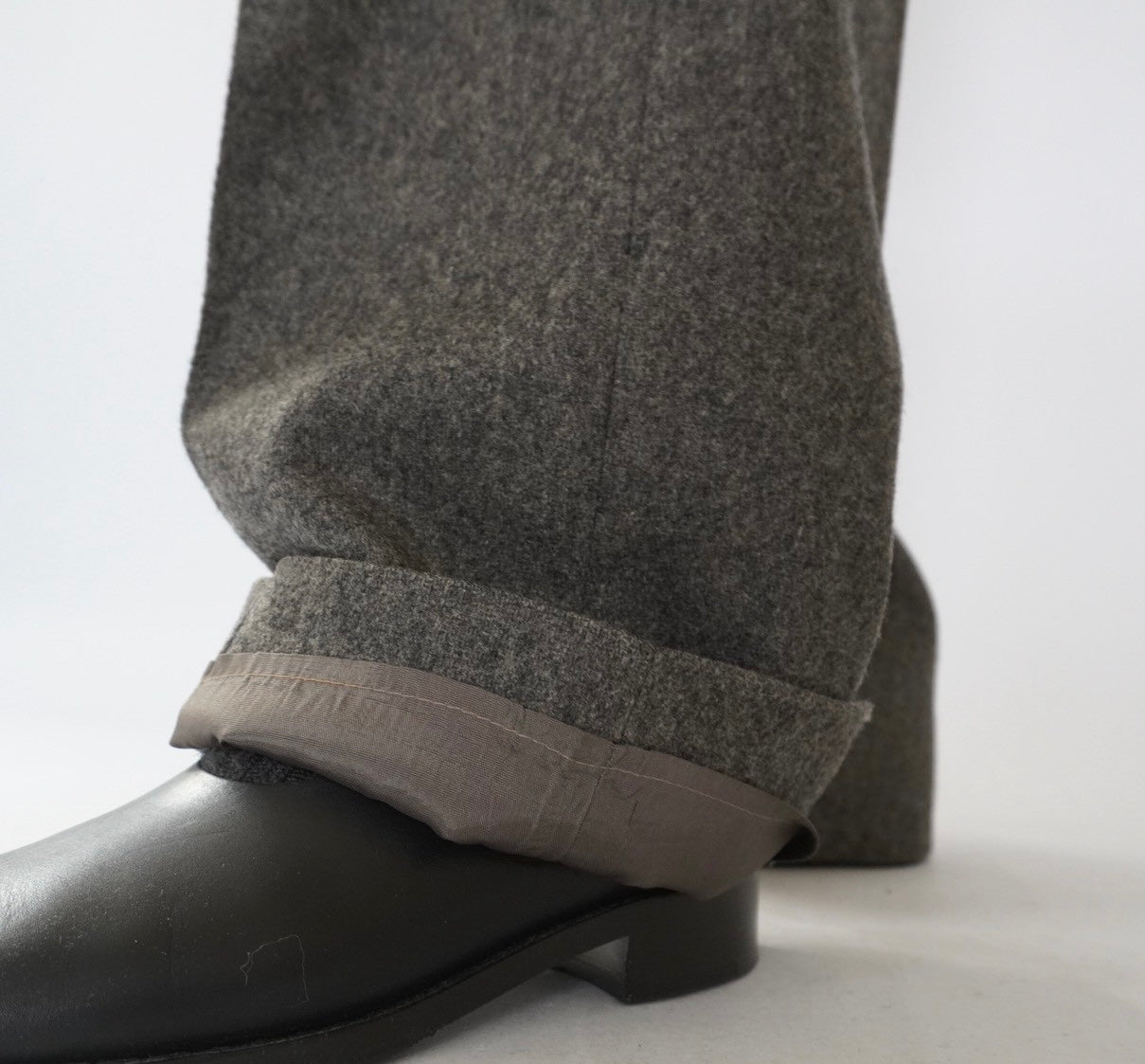 80s Wool High Waist Pants Made in USA