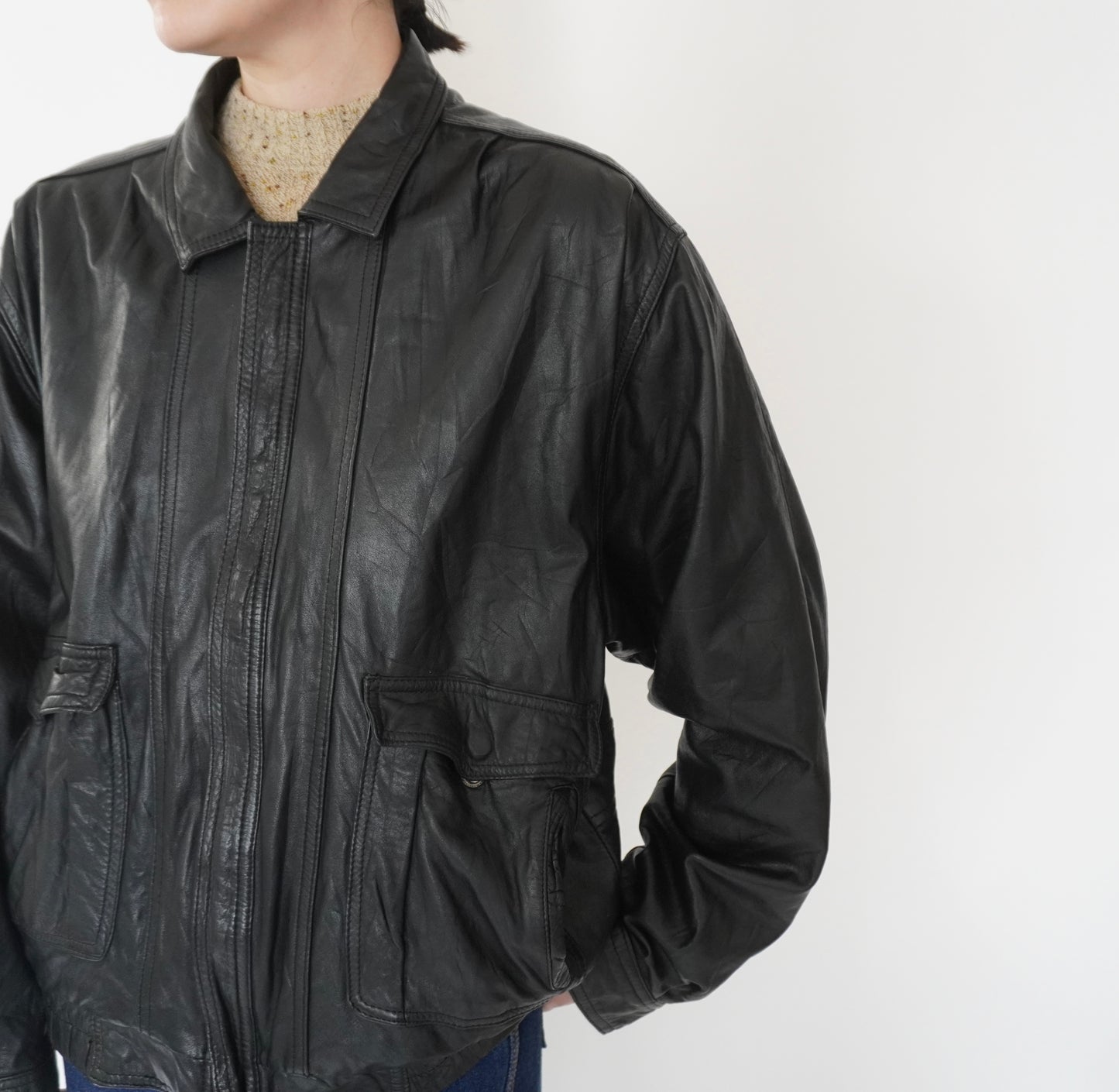 90s Leather Jacket