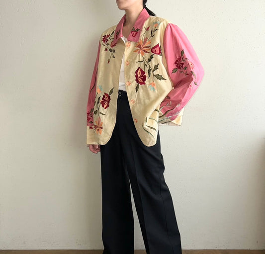 90s Embroidery Jacket