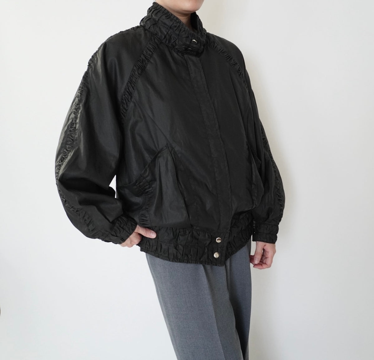 80s Design Black Jacket
