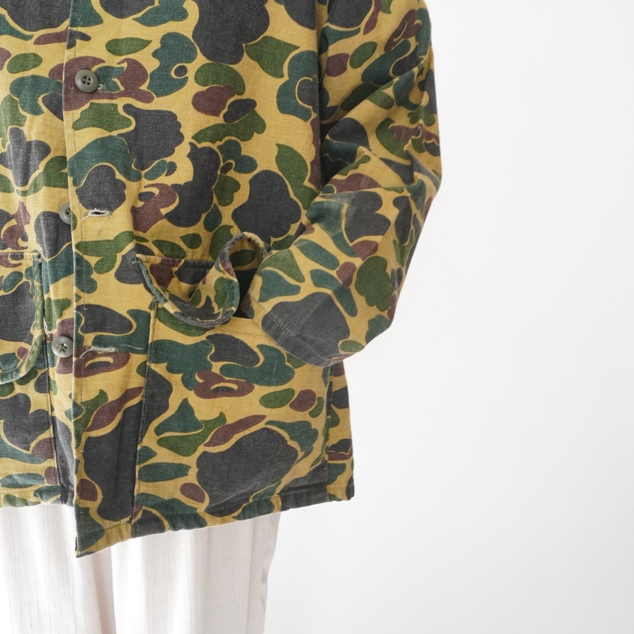 70s Camouflage Jacket Made in USA