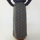 90s Wool Embroidery Maxi Skirt Made in Italy