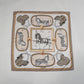 "Hermès " Silk Scarf Made in France