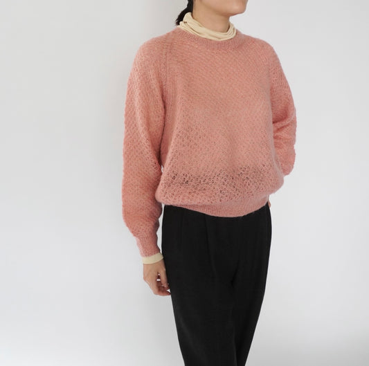 80s Pink Knit