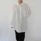 90s Embroidery Collar Shirt