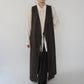 80s Sleeveless Wrap Dress