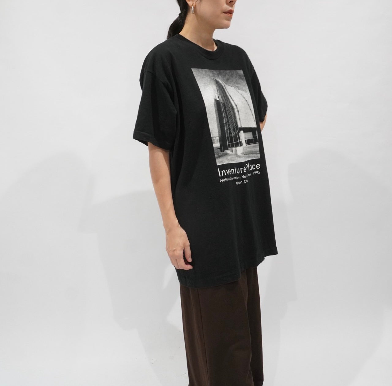 90s Photo Printed T-shirt Made in USA