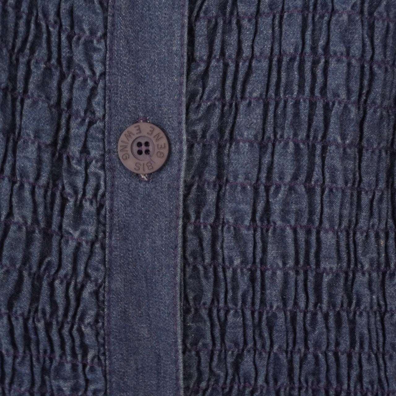 80s "BIS GINE EWING" Design Denim Jacket
