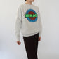 90s Printed Sweater Made in USA