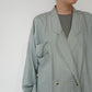 80s EURO Silk Pullover Shirt Jacket