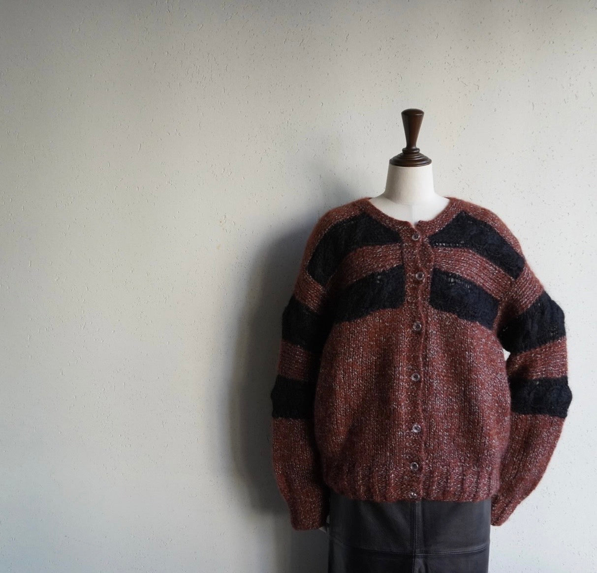 80s EURO Mohair Knit Cardigan