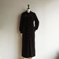 90s Brown Velor Maxi Dress Made in USA