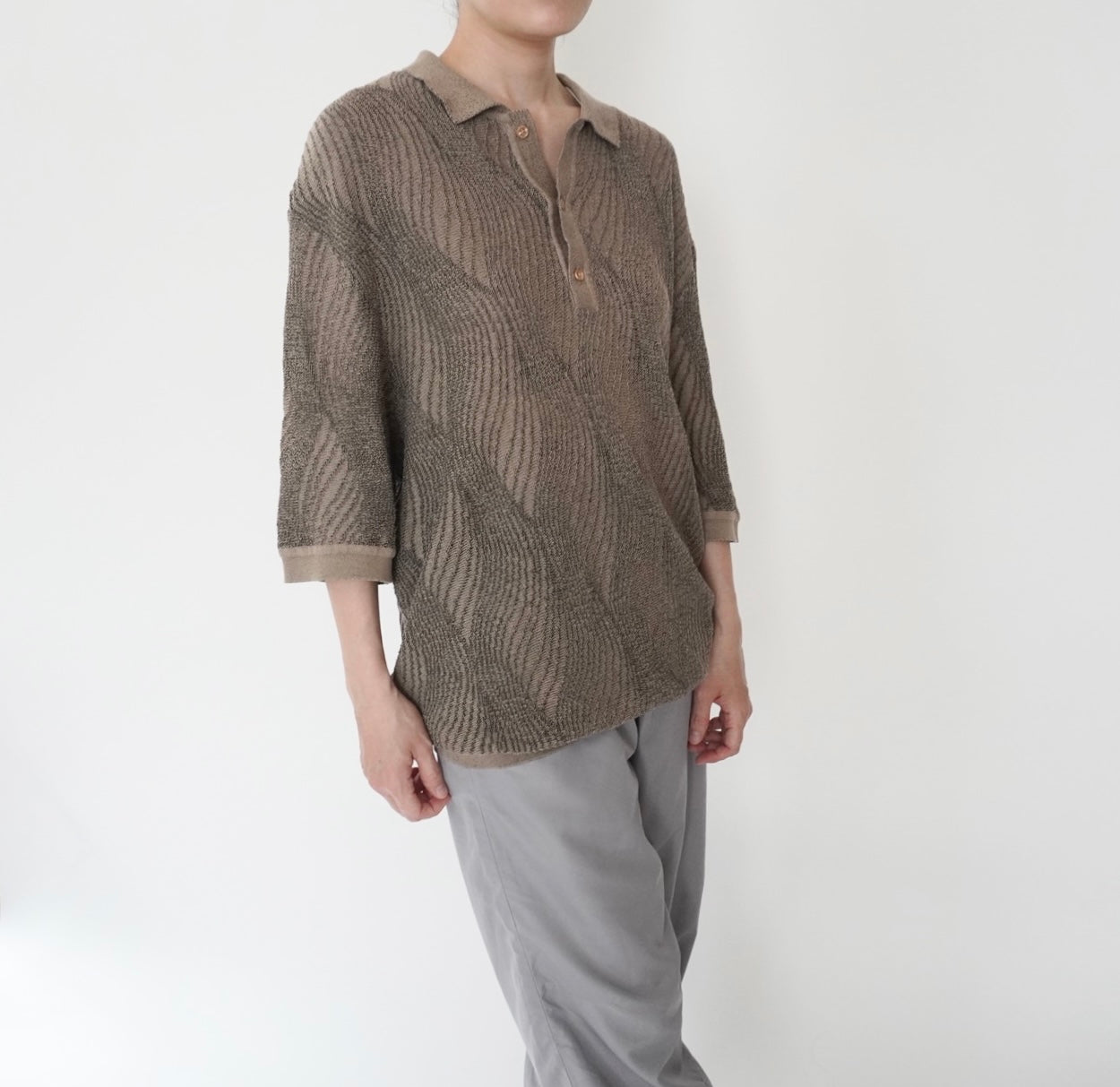 90s Pattern Top Made in USA