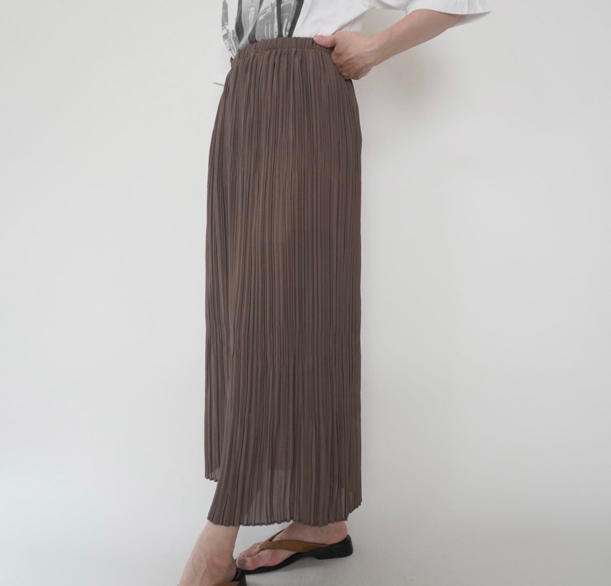 90s Pleated Design Skirt Made in USA
