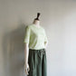 70s Green Striped Top
