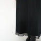 90s Black Sheer Skirt