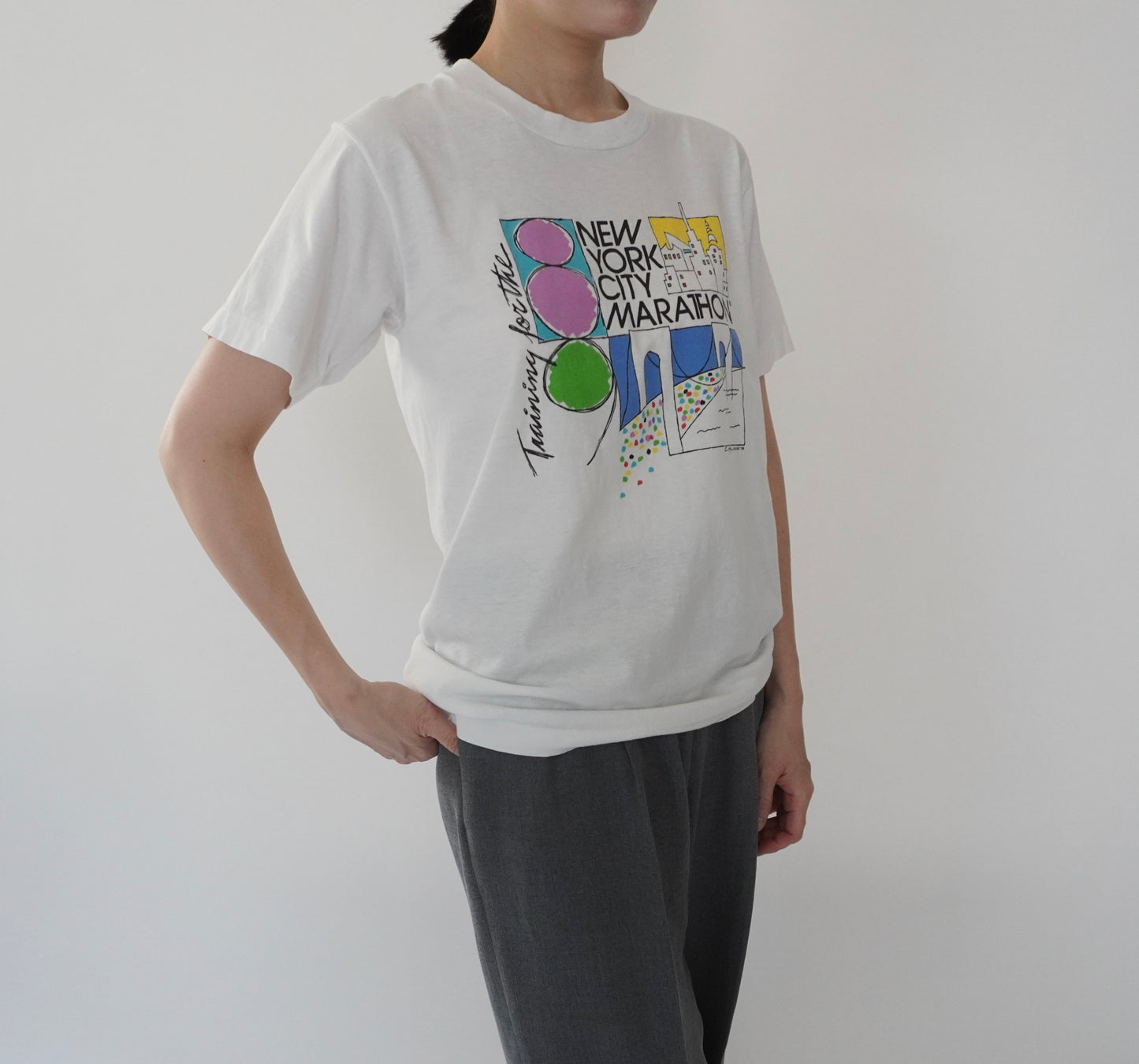80s Printed T-shirt Made in USA