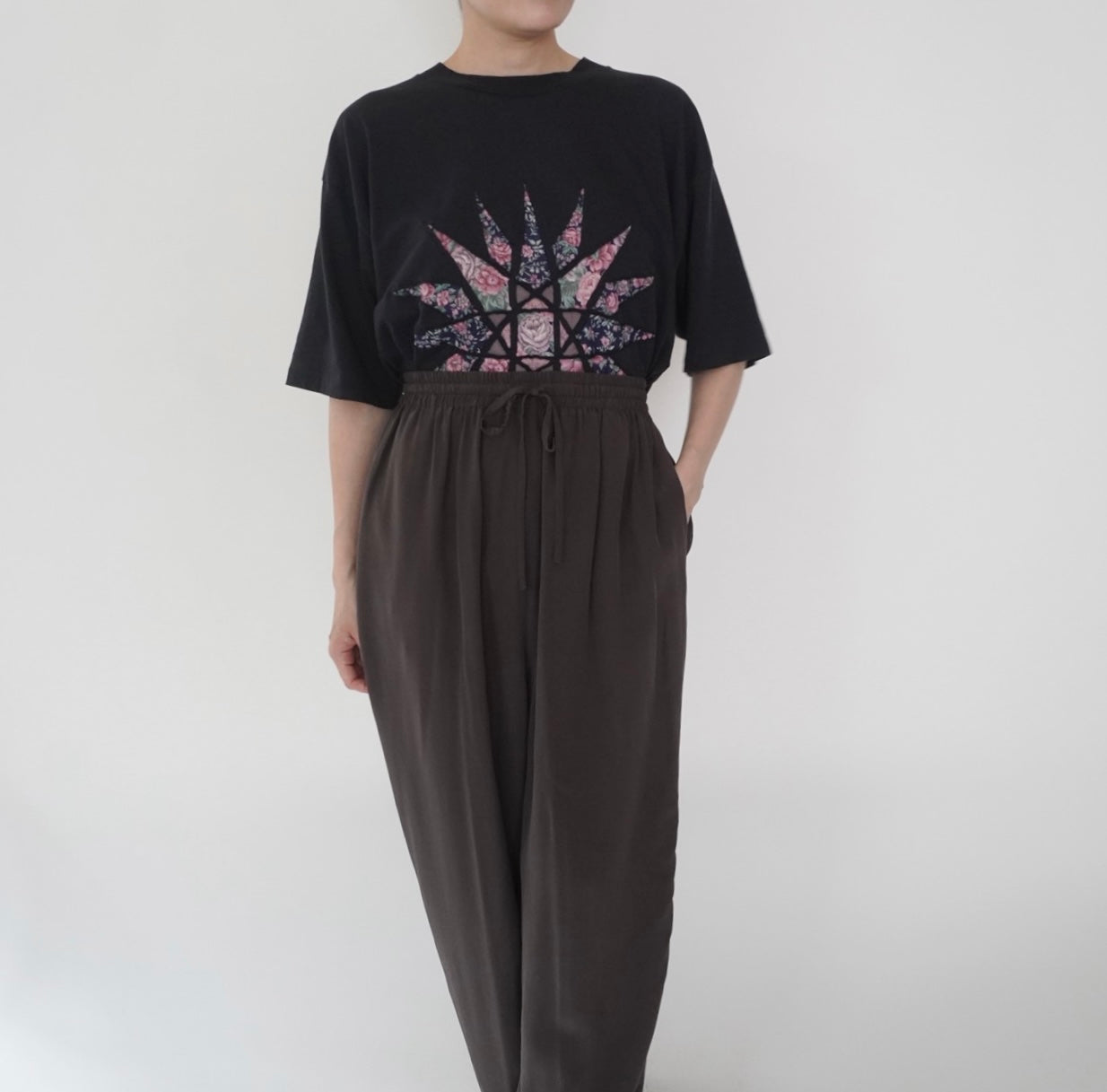 80s Patchwork Design T-shirt