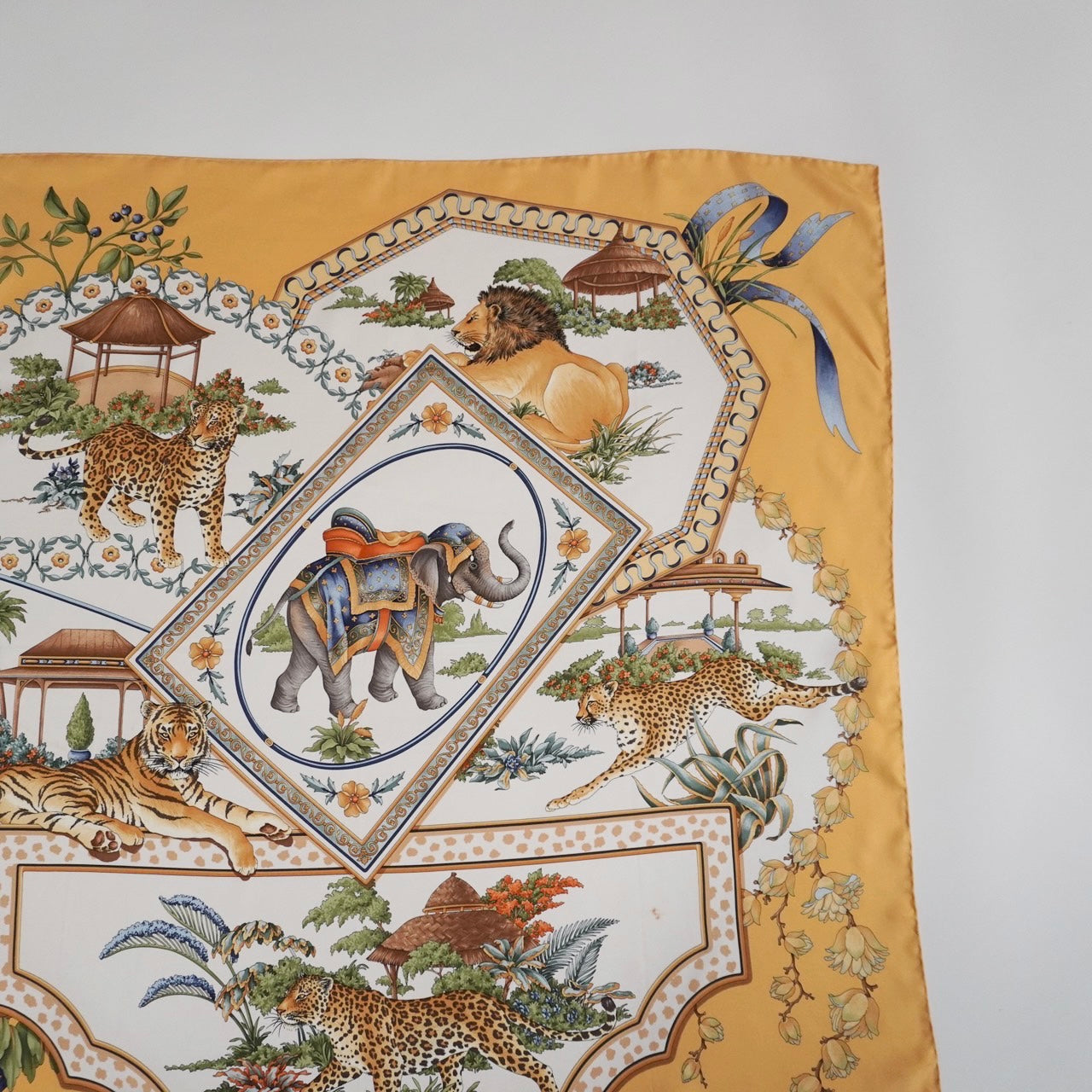 ”Salvatore Ferragamo” Silk Scarf Made in Italy