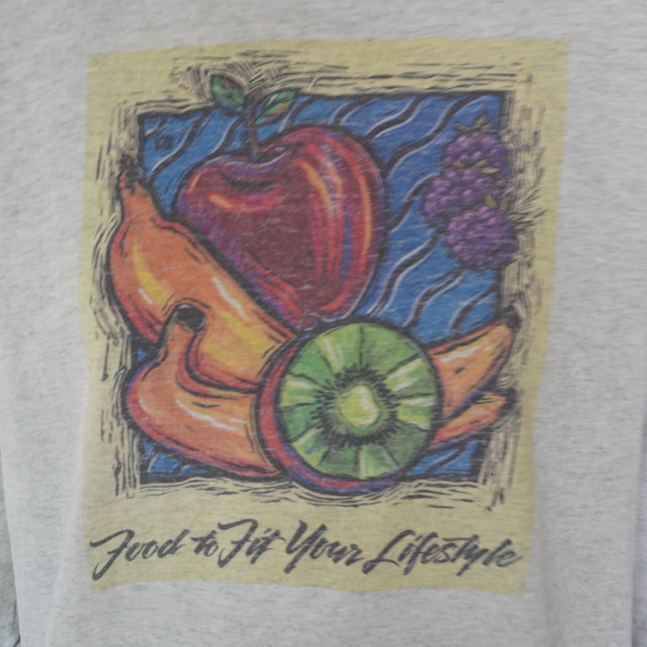 90s Printed Long Sleeves T-shirt Made in USA