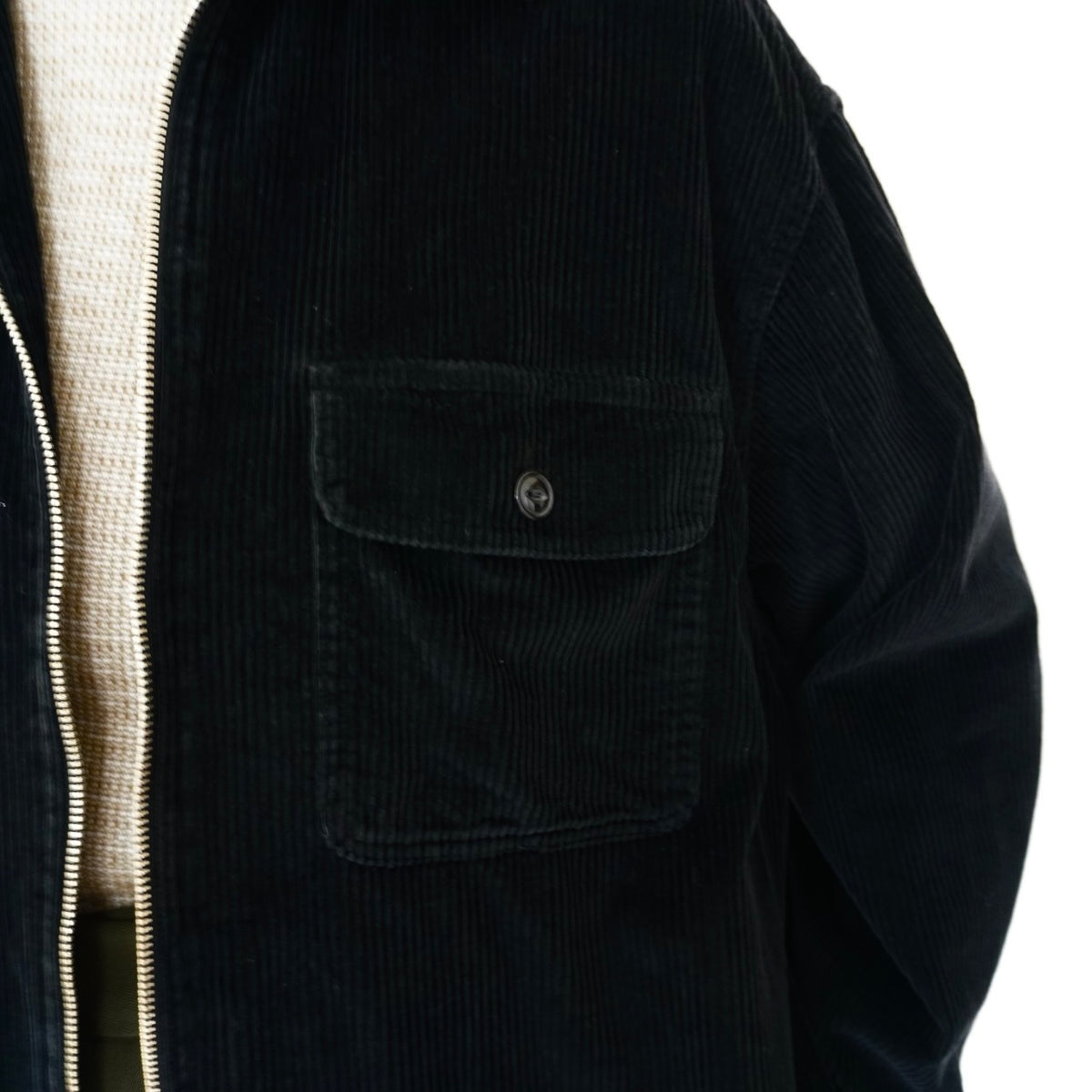 90s Zip Corduroy Shirt,Jacket